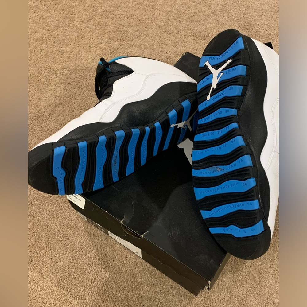 Jordan Retro 10 Powder Blue Mens size 13.5 With Original Box - Picture 4 of 5